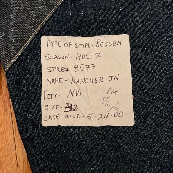 NEW: Rare 🔥 Y2K Tommy Jeans Rancher sz 32 with Patches Vintage year 2000 sample - Picture 4 of 13